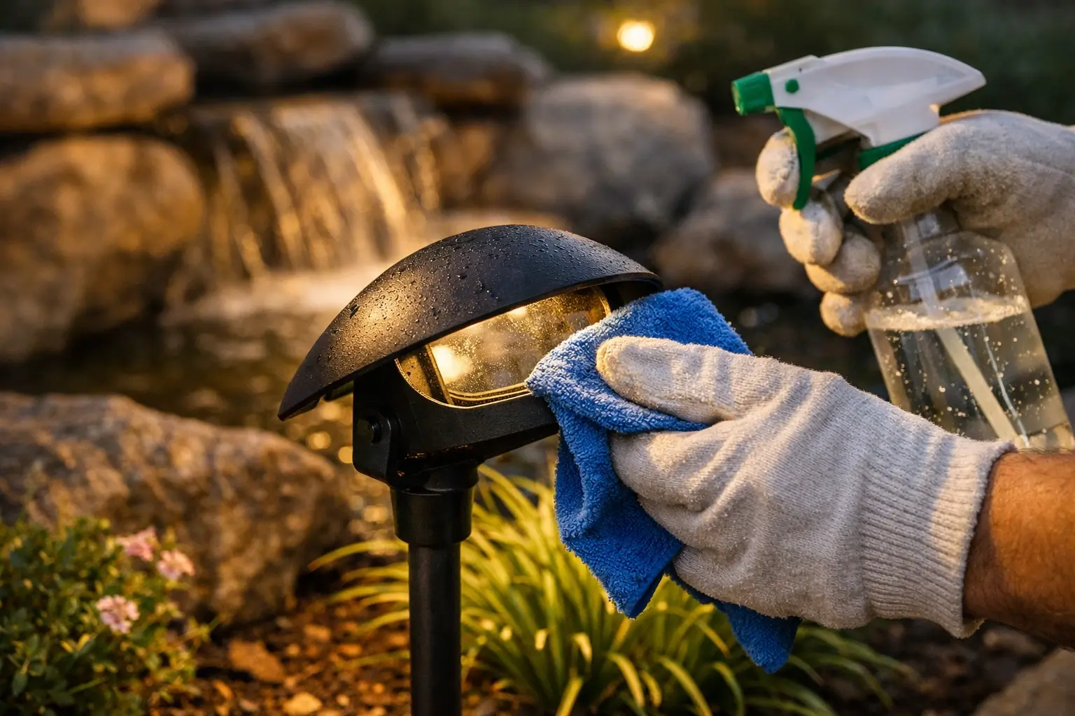 Path & Walkway Lighting project in Austin by Austin Landscape Lighting