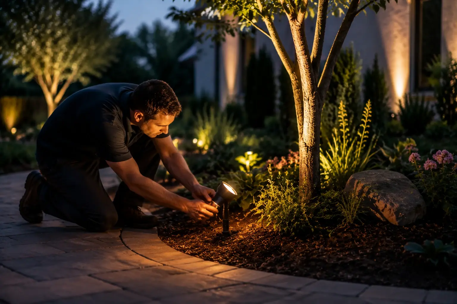 LED Upgrade & Retrofit project in Austin by Austin Landscape Lighting