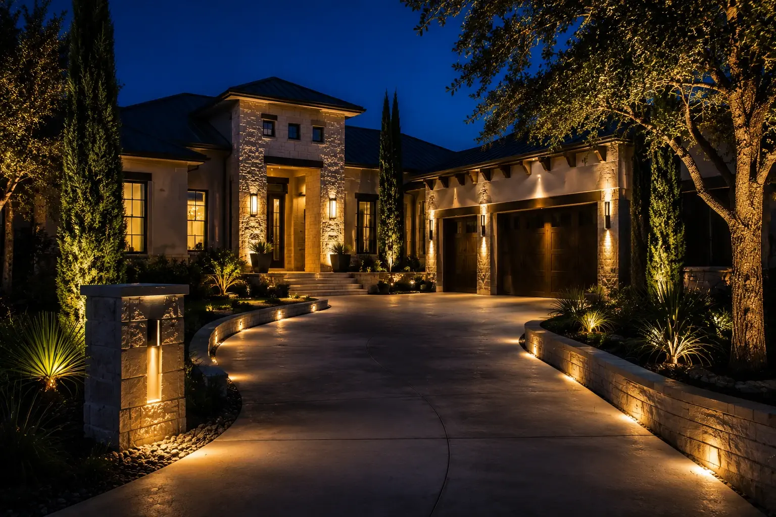 Modern landscape lighting austin by Austin Landscape Lighting