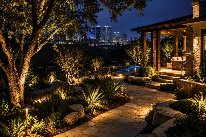 Austin landscape lighting by Austin Landscape Lighting