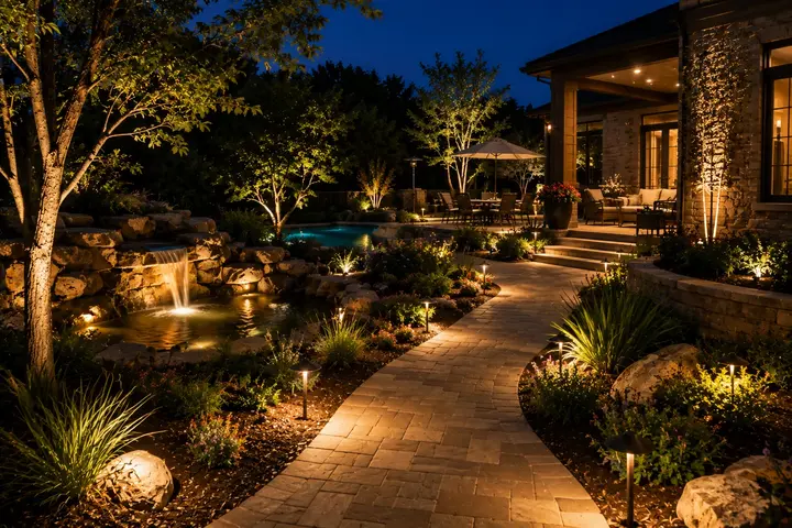 Austin landscape lighting by Austin Landscape Lighting