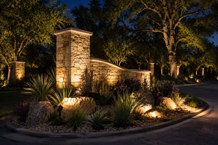Austin landscape lighting service by Austin Landscape Lighting