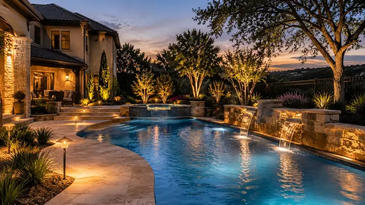 Best outdoor landscape lighting ideas by Austin Landscape Lighting