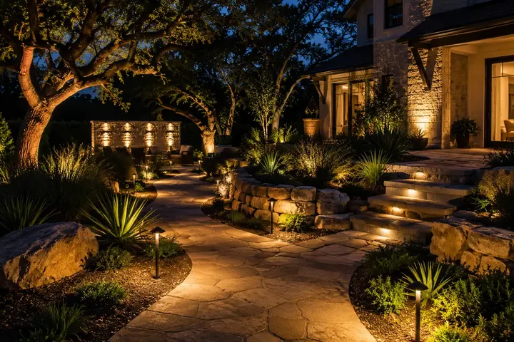 Designing landscape lighting by Austin Landscape Lighting