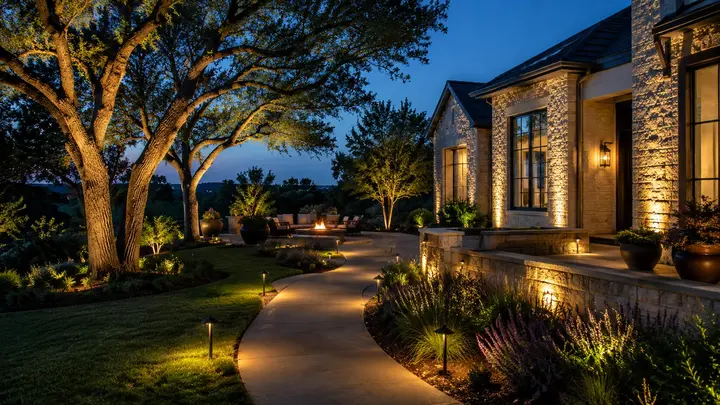 How to design landscape lighting by Austin Landscape Lighting