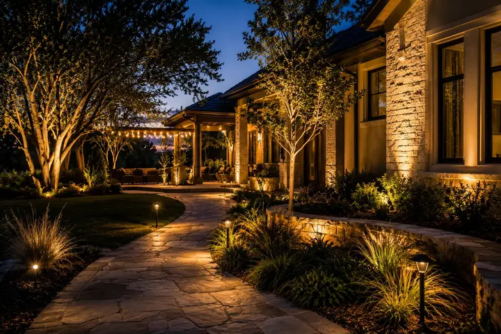How to design landscape lighting by Austin Landscape Lighting