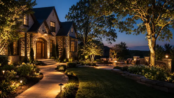 Landscape lighting design by Austin Landscape Lighting