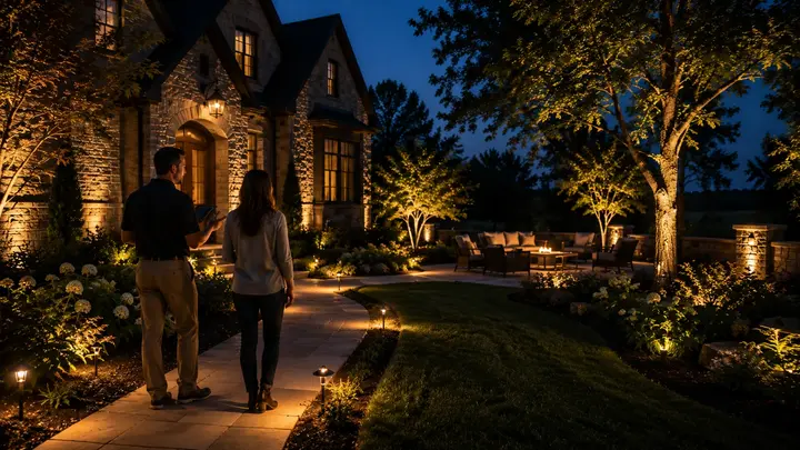 Landscape lighting design by Austin Landscape Lighting