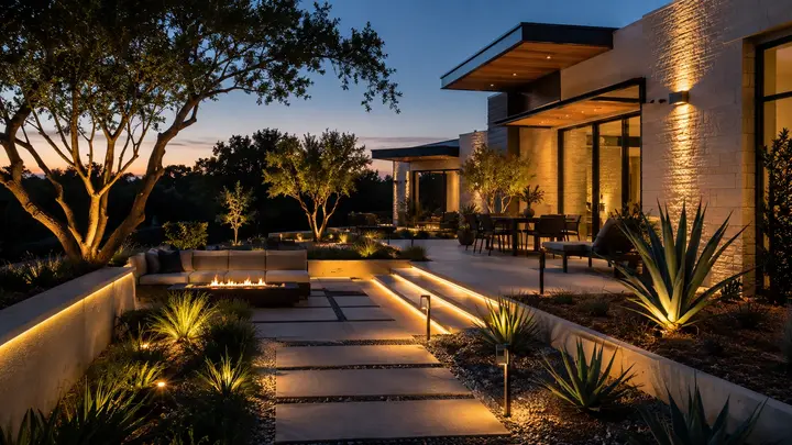 Landscape lighting design ideas by Austin Landscape Lighting