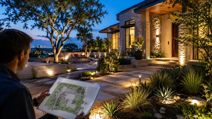 Landscape lighting design tool by Austin Landscape Lighting