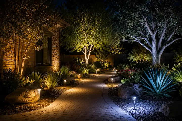 Landscape lighting ideas by Austin Landscape Lighting