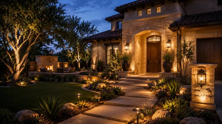 Landscaping lights ideas by Austin Landscape Lighting