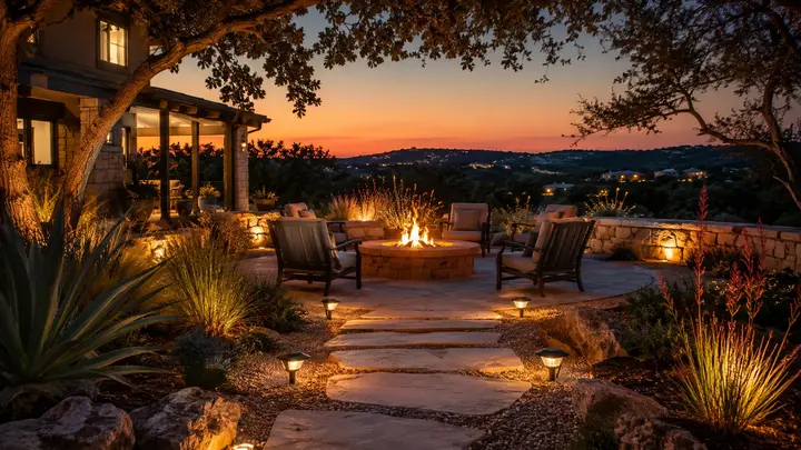 Landscaping solar lighting ideas by Austin Landscape Lighting