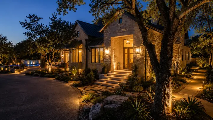 Outdoor landscape lighting ideas by Austin Landscape Lighting