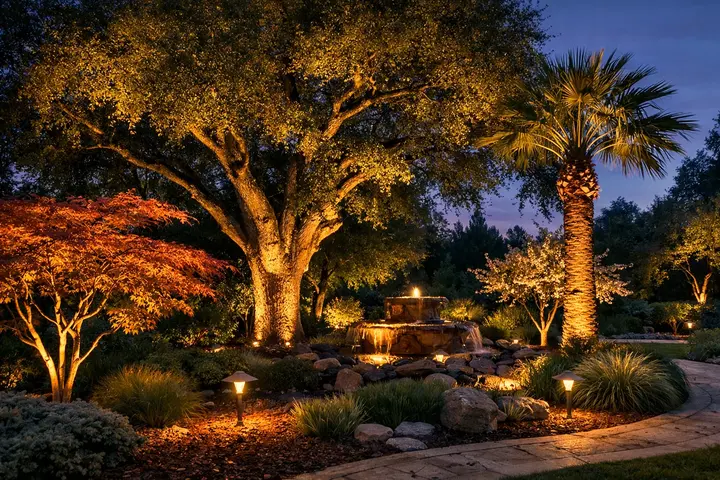 Outdoor lighting Austin TX by Austin Landscape Lighting