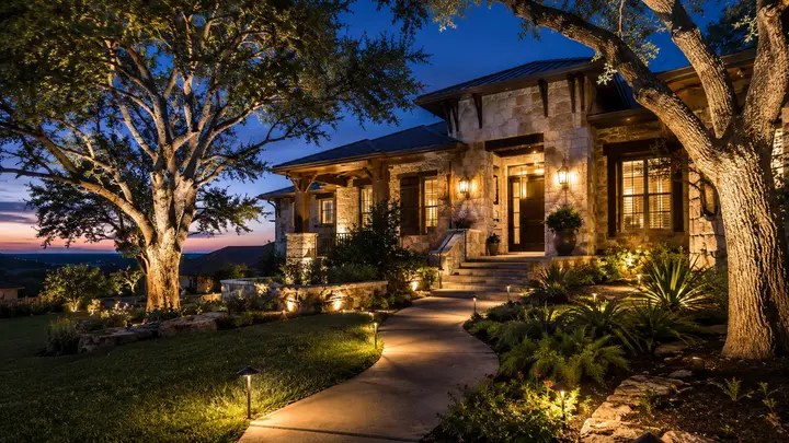 Professional landscape lighting Austin by Austin Landscape Lighting