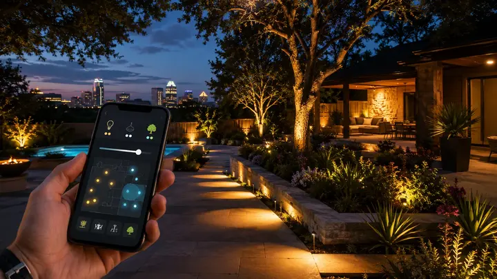 Professional landscape lighting Austin by Austin Landscape Lighting
